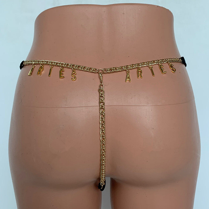Customized Thong Waist Chain Body Chain Customized Thong Waist Chain Body Chain